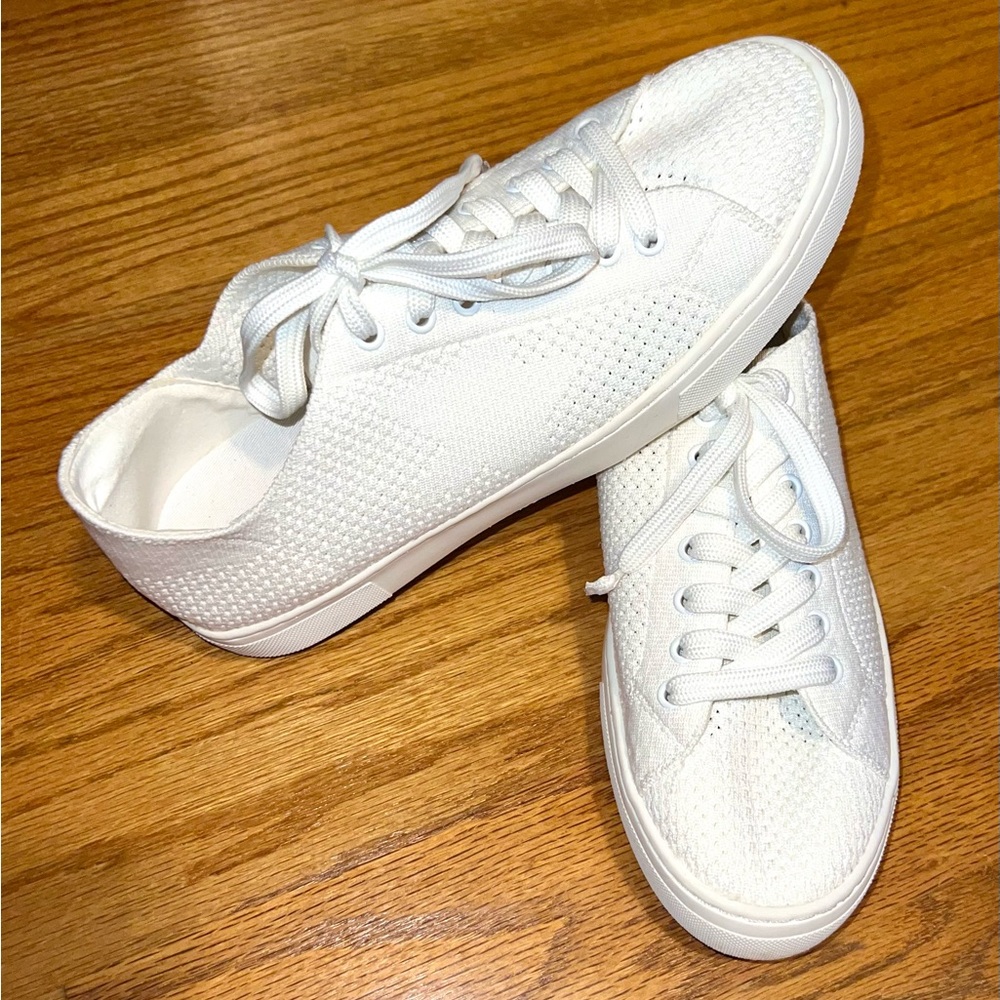 Steve Madden Ranks Athletic and Training Sneaker Shoes Women's 8.5 White